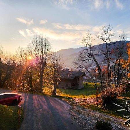 Logement A Megeve Avec Jardin Exterior foto