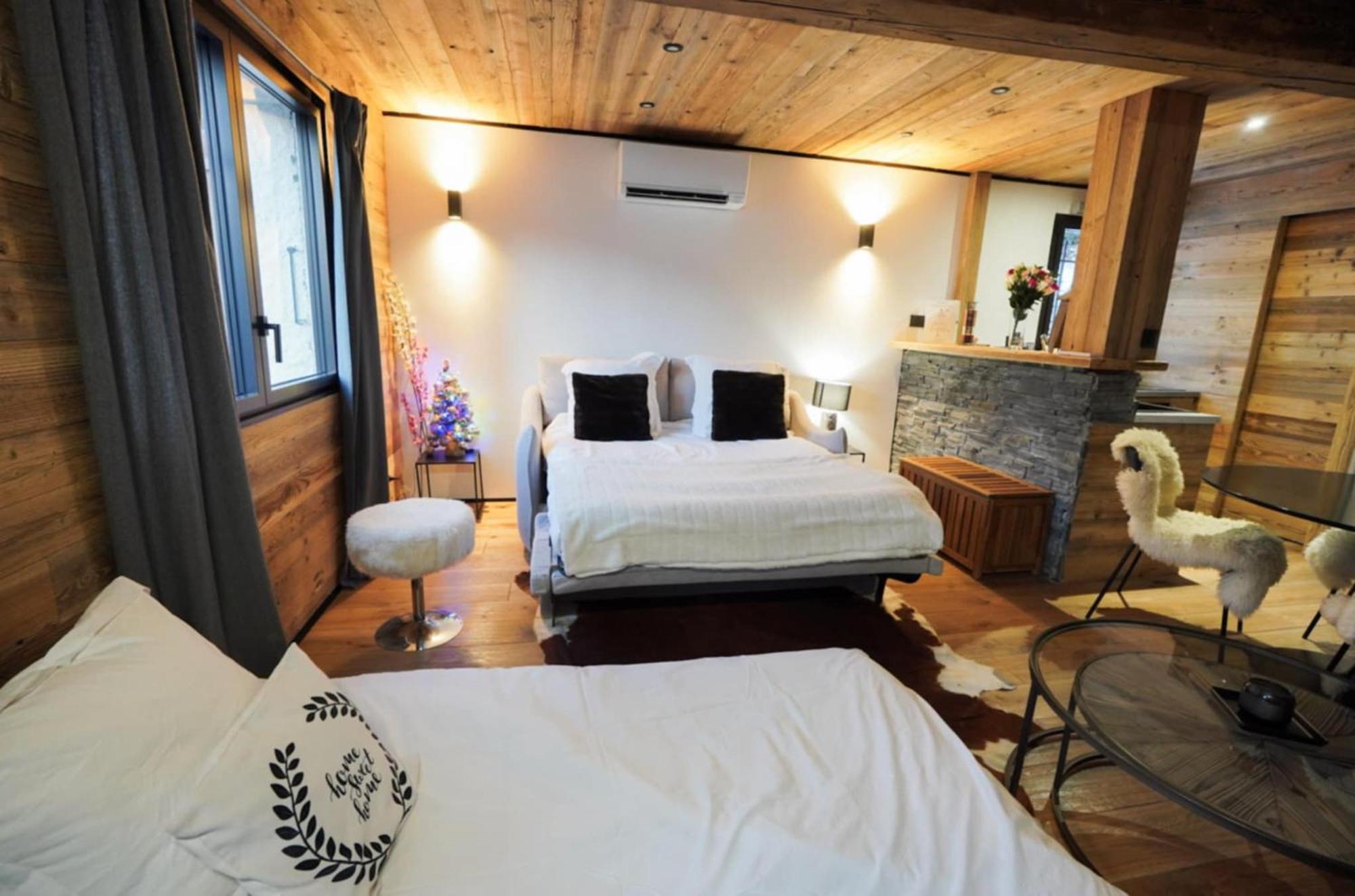 Logement A Megeve Avec Jardin Exterior foto
